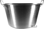 Large Cazo Stainless Steel 21" Caso para Carnitas Gas Heavy Duty Wok Acero Inoxidable