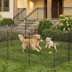 toolterritory 20 panels no dig garden fence with, front angle view