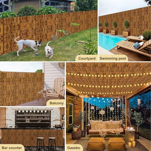 reed fencing rolls,patio privacy screen,decorative bamboo fence rolls on a desk or shelf