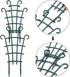 Trellis for Potted Plants, Stackable Small Indoor Plant Trellis for Climbing Plants Outdoor for Vine Ivy Hoya Houseplants Flower Plant Support, 4 Pack