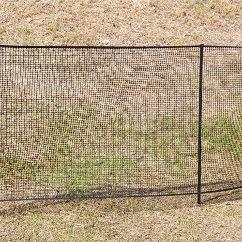 heavy-duty plastic mesh netting, black, 35.4 x 197, package contents