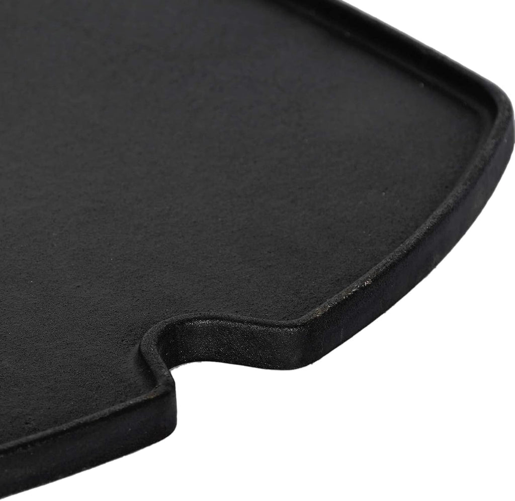 GGC 6559 Cast Iron Griddle for Weber Q2000 Q200 Q220 Q240 Q260 Q2200 Q2400 Series Grills, 15.3" x 10.8" Grill Grates Replacement Parts for Weber Q200 Griddles