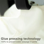 LOVE STORY Rectangle 8'x14' Waterproof Sun Shade Sail Canopy UV Block for Outdoor Patio Backyard Carport,Cream(We Make Custom Size)