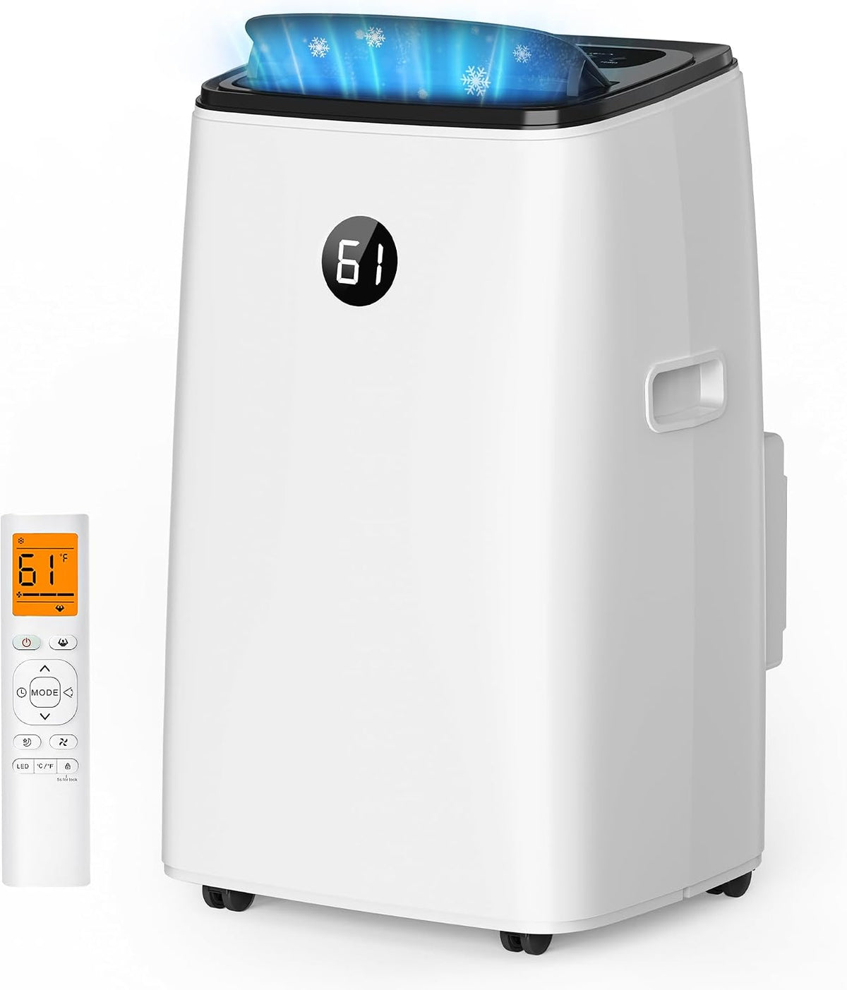 14000 btu portable air conditioner for large room, main product view