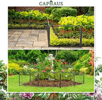 caphaus decorative garden fence, 40 inch x 21, front angle view