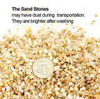 TOYPOPOR Coarse Silica Sand 2.2lb for Bonsai Cacti Succulent and Carnivorous Plant Mix