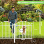 decorative garden fence, 24in (h) x 20ft(l) no shown in use