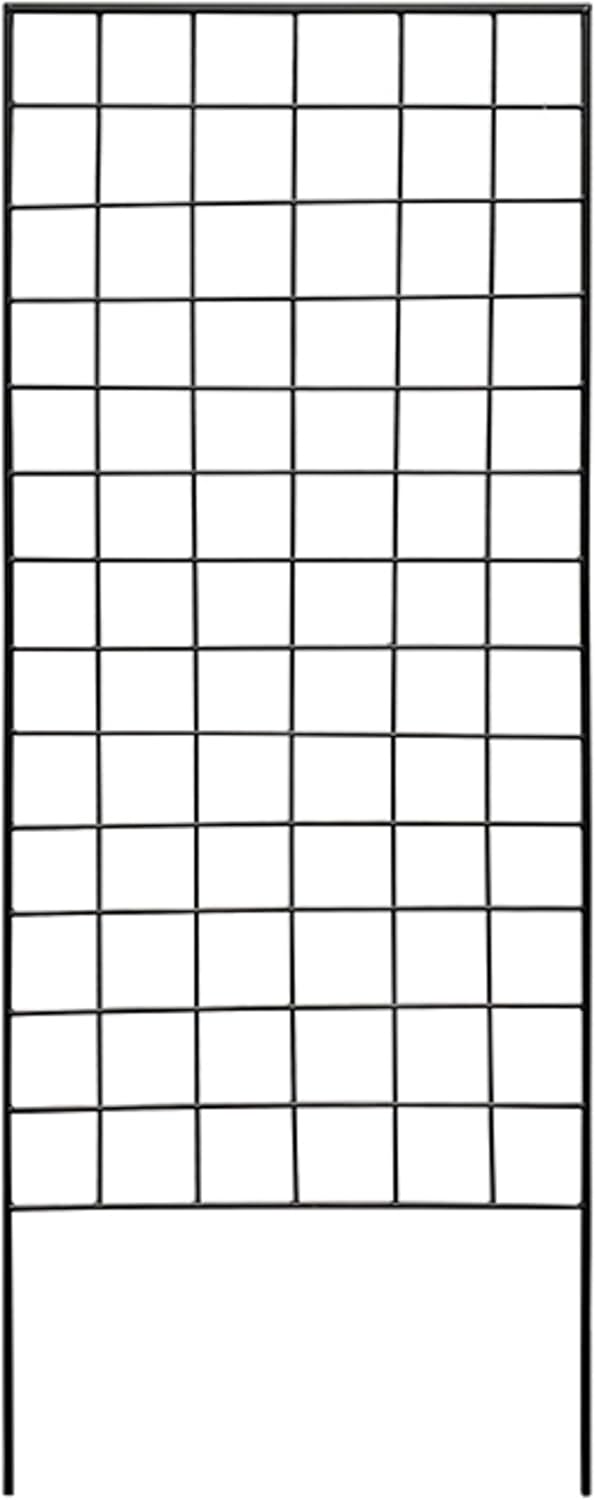 american garden works stnmb narrow screen trellis, black, main product view
