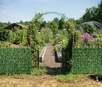 icover 59 * 157in artificial ivy privacy fence, front angle view