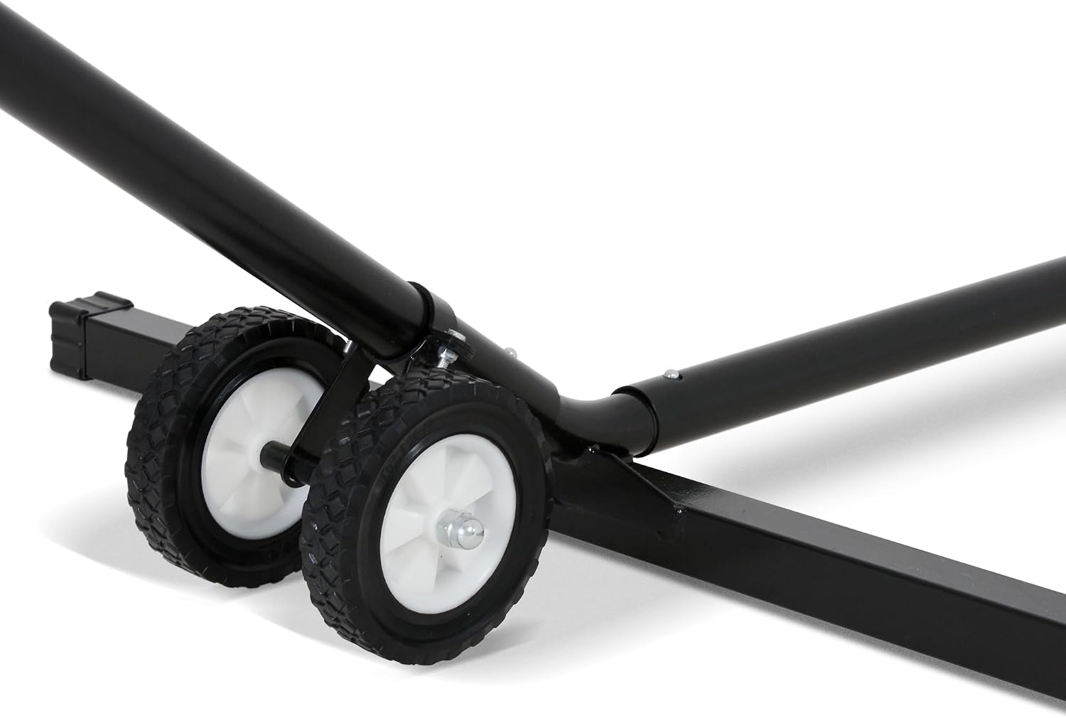 Hammock Wheel Kit for Hammock Stand, Weather Resistant Portable Universal Stand Wheel for Outdoor Use, Black