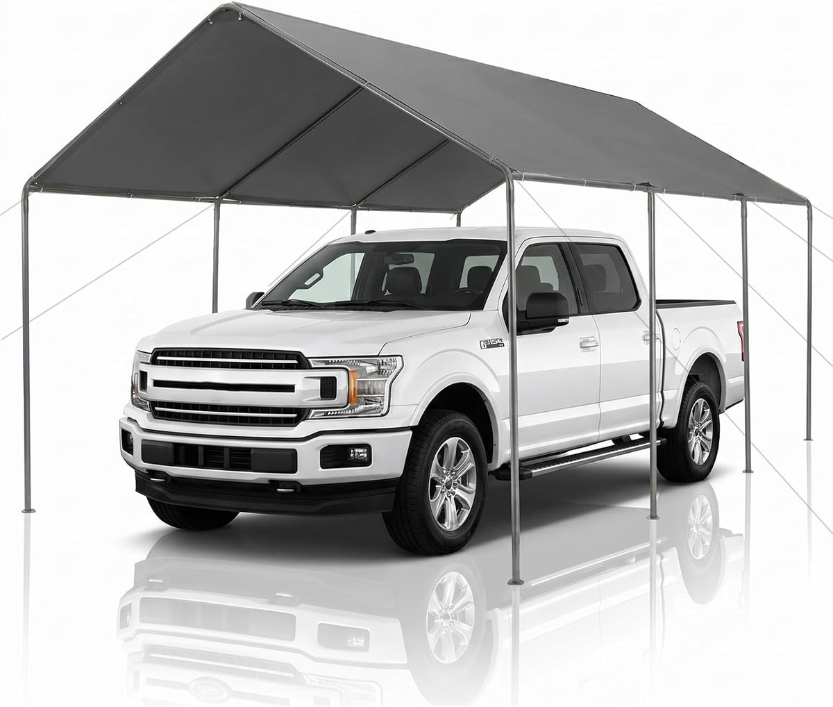 carport, heavy duty galavanized carport canopy, party car, main product view