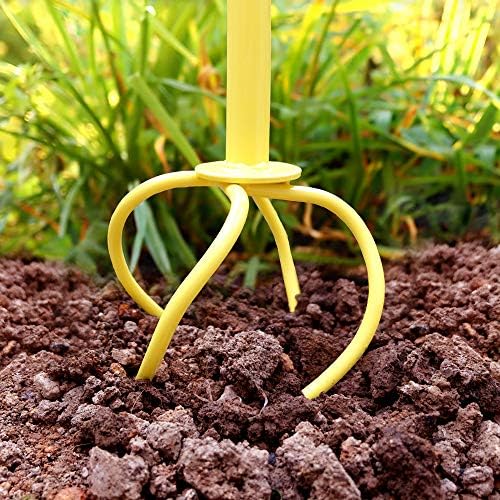 altdorff hand tiller for gardening, garden claw manual, front angle view