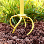 altdorff hand tiller for gardening, garden claw manual, front angle view