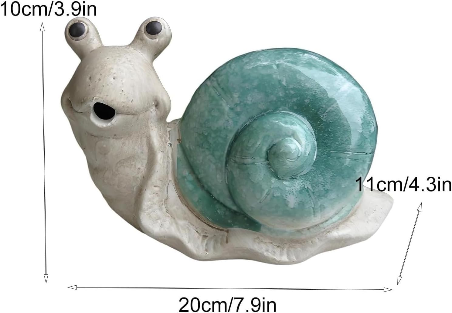 Spitters for Small Ponds, Animal Pond Sprinkler, with Water Pump, Outdoor Water Feature Statue, Yard Garden Decoration for Ponds