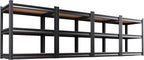 Set of 4 Garage Shelving,3 Tier Garage Storage Shelves,Adjustable Heavy Duty Metal Shelving Units and Storage Large Rack,Utility Steel Shelf For Shop Warehouse Industrial Pantry Basement 33"x35"x16"