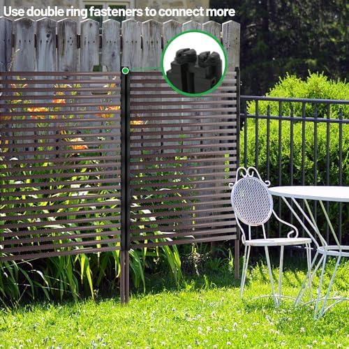 twira outdoor privacy screen 35" x 71", privacy, front angle view