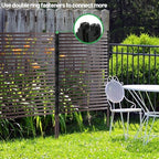 twira outdoor privacy screen 35" x 71", privacy, front angle view