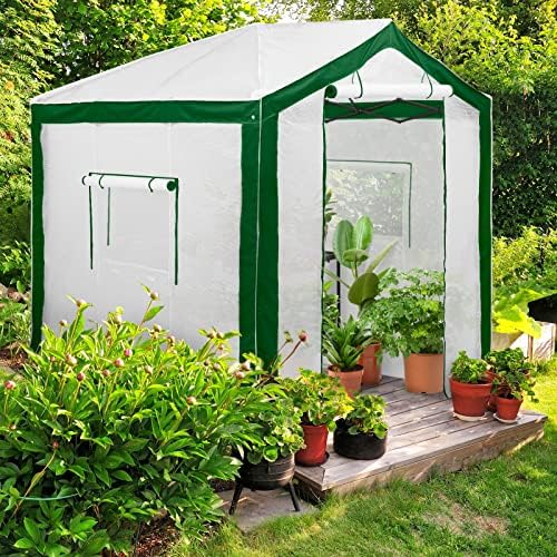 eagle peak 8x8 portable walk-in greenhouse, pop-up indoor, main product view