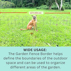 shoplala garden fence border animal barrier (10 panels), package contents