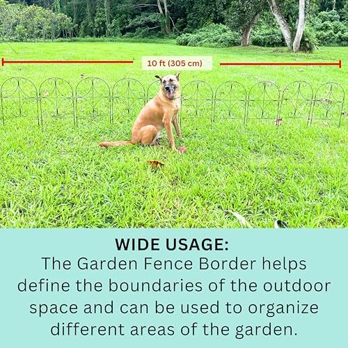 shoplala garden fence border animal barrier (10 panels), package contents