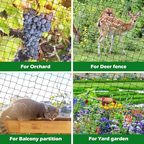 bstpcoo chicken netting roof hawk 100x100ft, heavy duty, package contents
