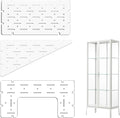 luvcosy acrylic shelves for ikea milsbo tall greenhouse, main product view