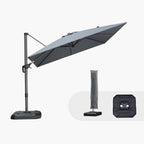 purple leaf umbrella with base & cover 9', main product view