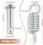 Porch Swing Hanging Springs, Porch Hanging Hammock Chair Egg Chair Swing Hanging Hardware Kit Spring Pin Plug Replacement