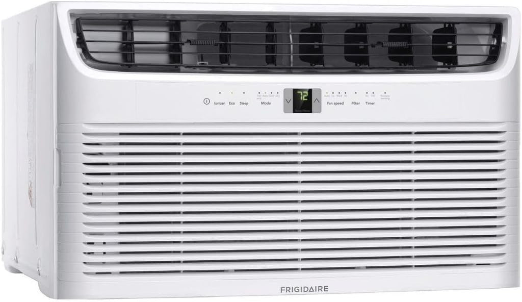 frigidaire 12000 btu cooling built-in room wall air, close-up detail