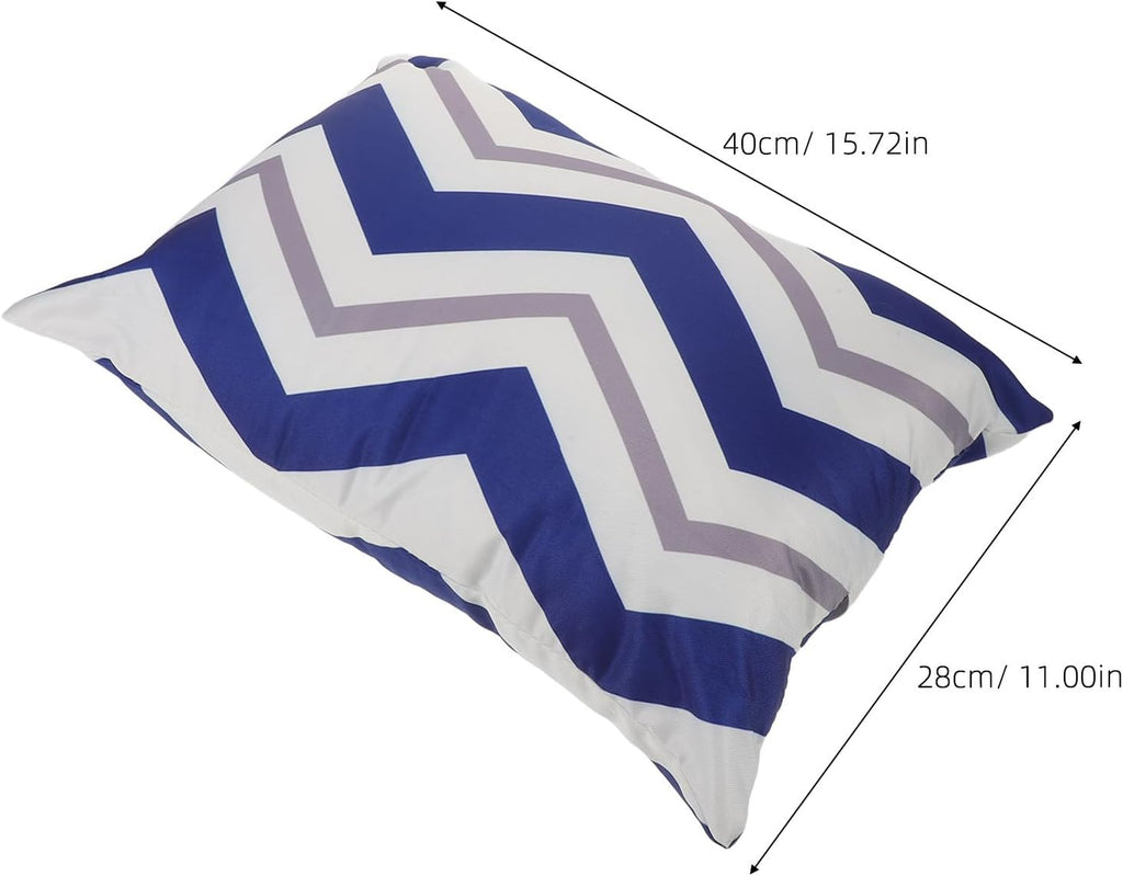 Beaupretty Outdoor Hammock Lounge Chair Pillow with Adjustable Strap, Water Resistant Polyester Headrest Cushion for Pool Furniture and Sun Lounger, Portable Outdoor Camping Neck Support