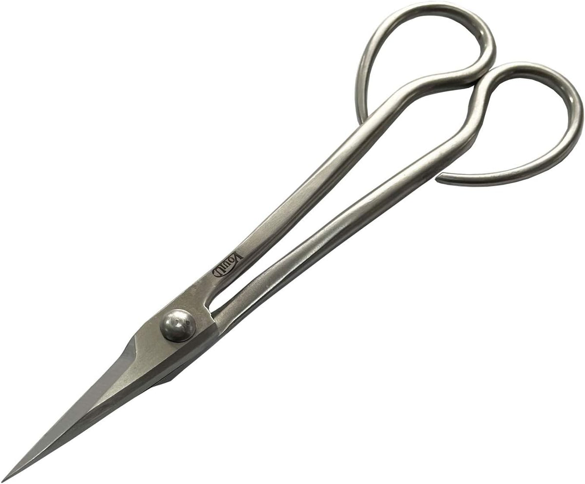 vouiu 5-piece bonsai tool set,bonsai scissors,concave cutter,knob cutter,wire shown in use