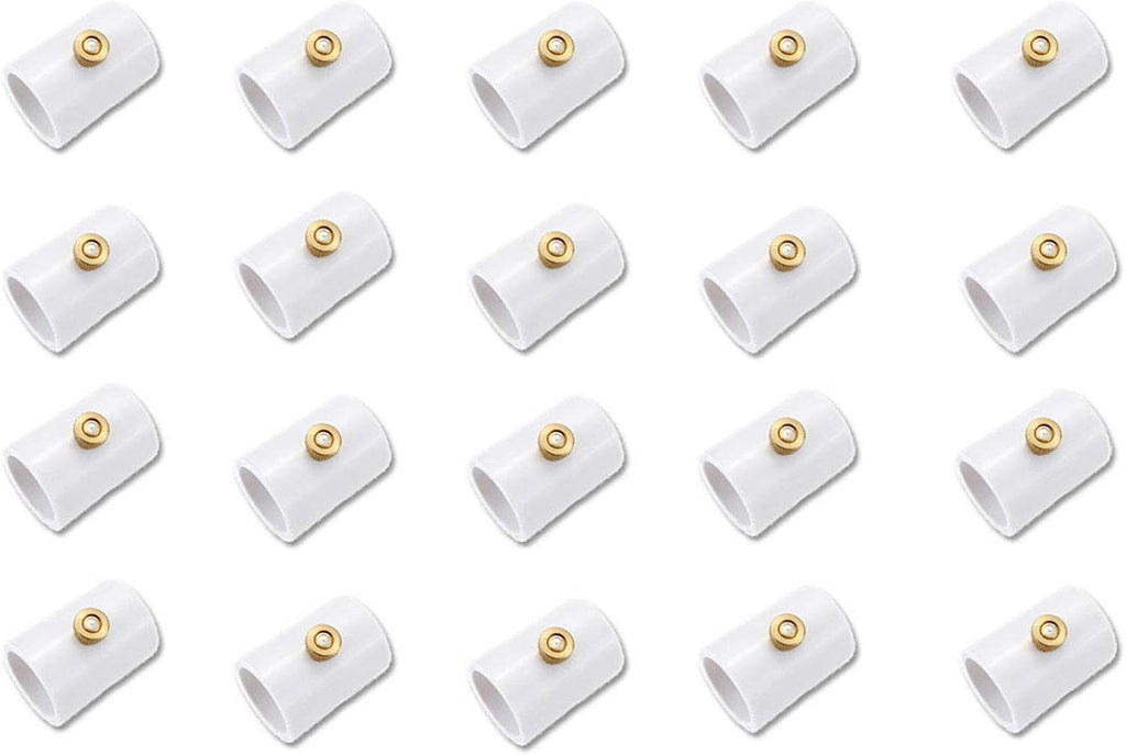 cozycabin 1/2 inch pvc splitter with brass mist, main product view