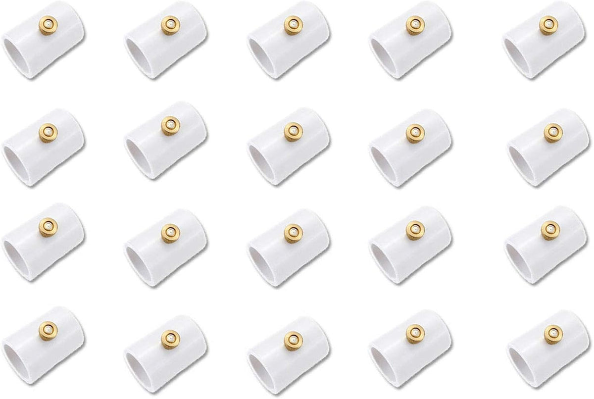 cozycabin 1/2 inch pvc splitter with brass mist, main product view