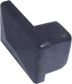 30-304B Sling Insert Rectangular Sling Chair Replacement End Caps - 1" L x 3/4" W - Black (10 pcs Pack)