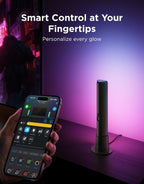 govee smart light bar, rgbicww tv lights for on a desk or shelf