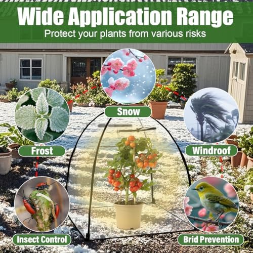 plant covers freeze protection, clear outdoor garden frost, package contents