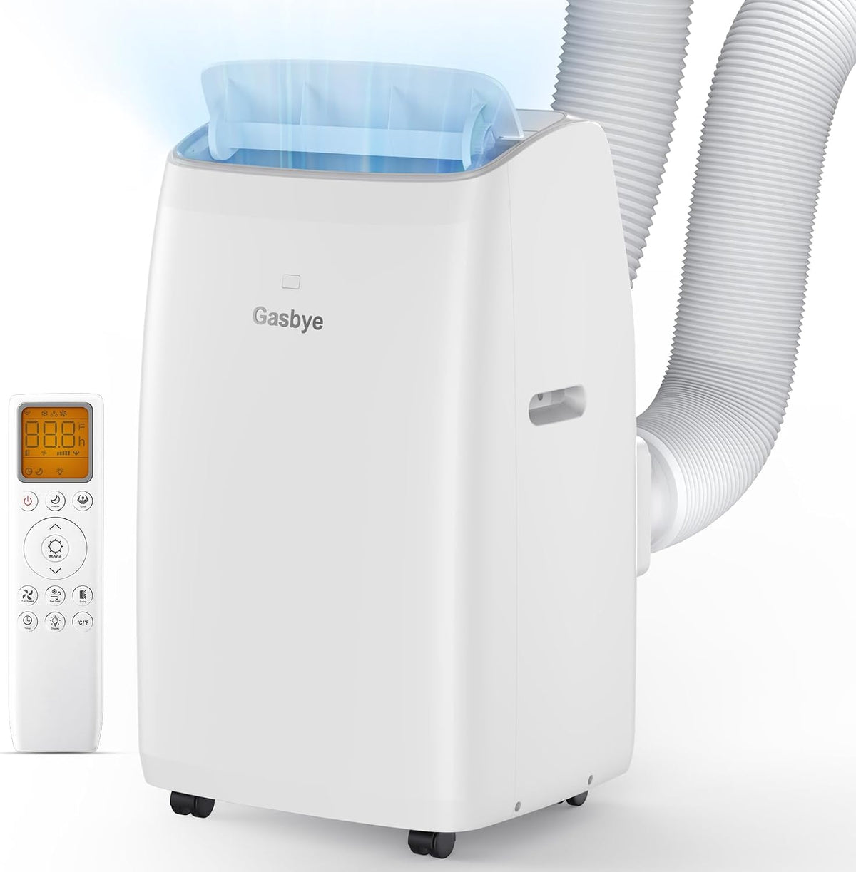 gasbye dual hose portable air conditioner, [2026 upgraded], main product view