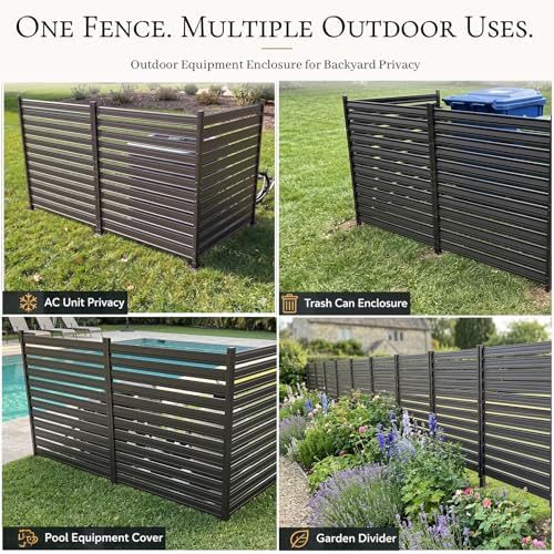 air conditioner fence 3 panels, 42" h x, view 9