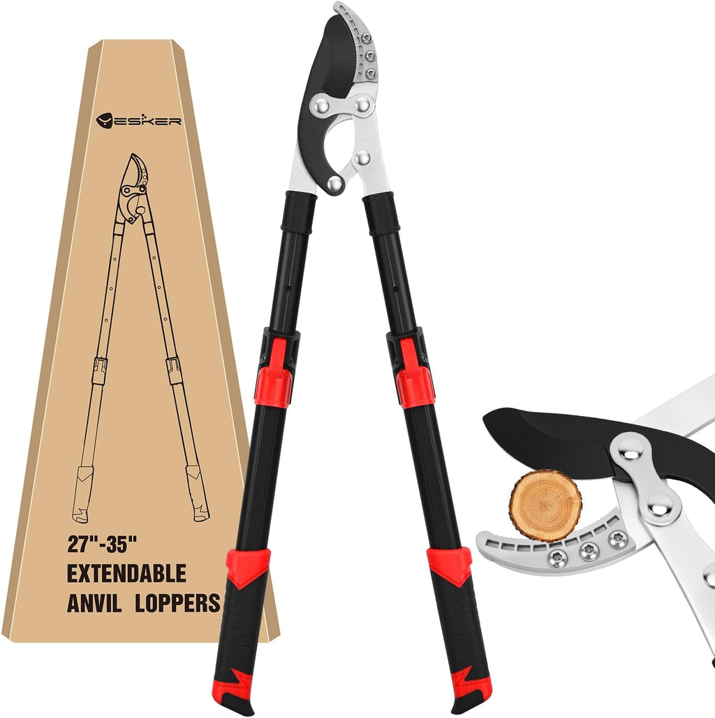 yesker 27-35" extendable loppers for tree trimming heavy, main product view