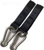 Tree Swing Straps, 2 PCS 25cm / 9.8inches Heavy Duty Hanging Straps Holds 440 lbs with Carabiner Perfect for Hammock, Plank
