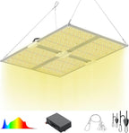 SF4000 LED Grow Light, Indoor Grow Lamp for Plants, Veg to Flower Bloom, Dimmable & Daisy Chain, 4x4 5x5 Grow Tent, Full Spectrum LM301B Diodes and Meanwell Driver