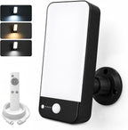 Rechargeable Motion Sensor Outdoor Wall Light, 10000mAh 1 Pack | 3 Modes 3 CCT Dimmable with Remote, IP65 Waterproof Security Lamp for Porch, Patio, Garage, Garden & Yard