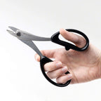 wazakura scissor wire cutter 6.3in, japanese stainless steel, close-up detail