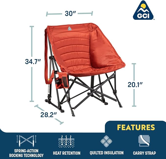GCI Outdoor Puff Rocker - Black