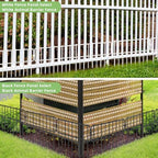 blingluck animal barrier fence, 10 pcs upgrade 1.26 on a desk or shelf