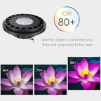 PAR36 LED Landscape Light Bulb 10W, 12V Low Voltage Lighting, Waterproof Spotlight for Outdoor Yard Tree Light, In-Ground Well Light, Warm White 2700K-3000K
