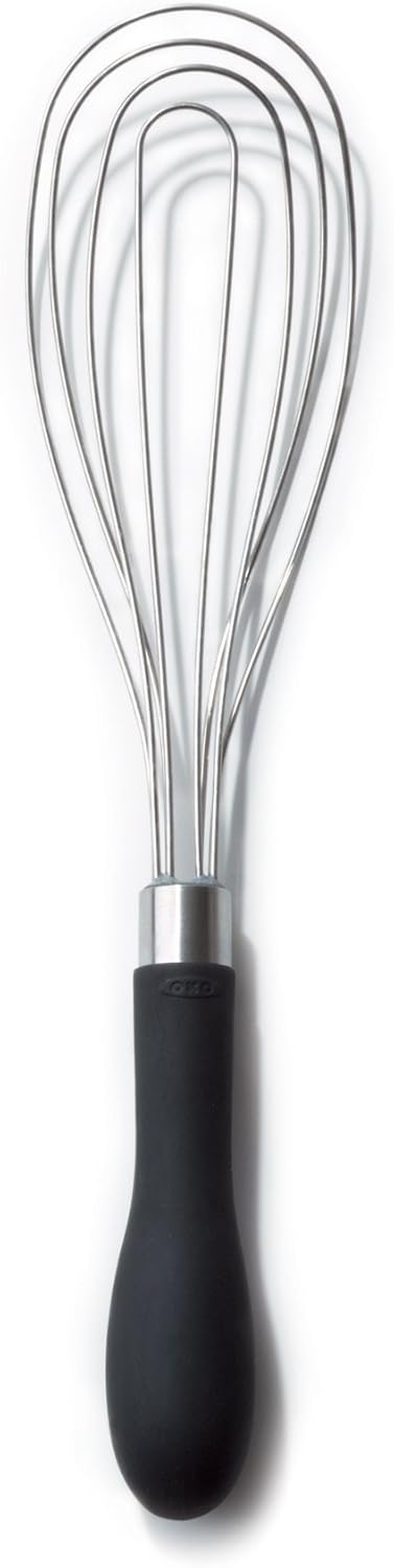 OXO Good Grips Stainless Steel Fish Turner and Flat Whisk Bundle