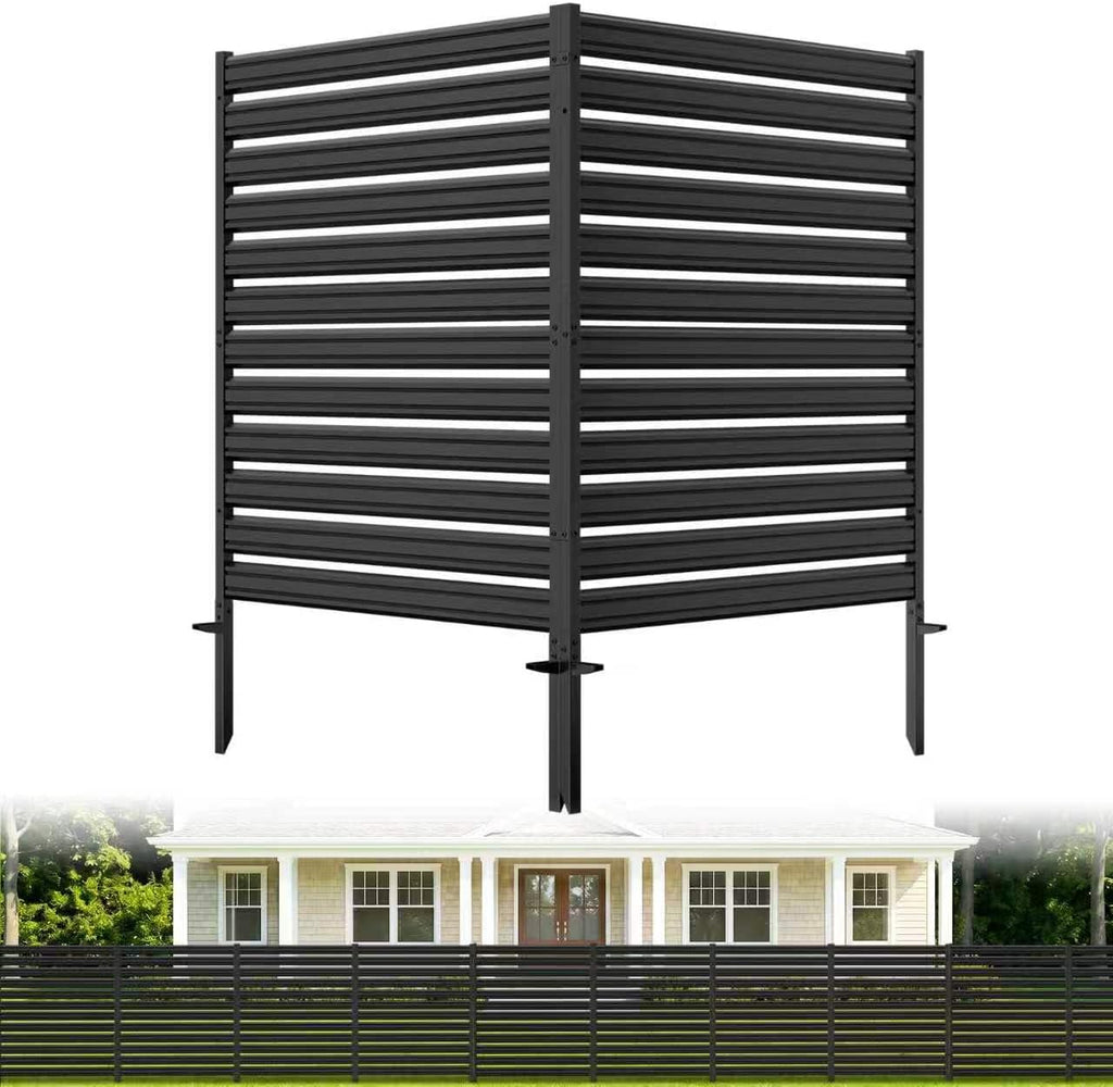 2 panel no dig privacy fence screen, 42", main product view