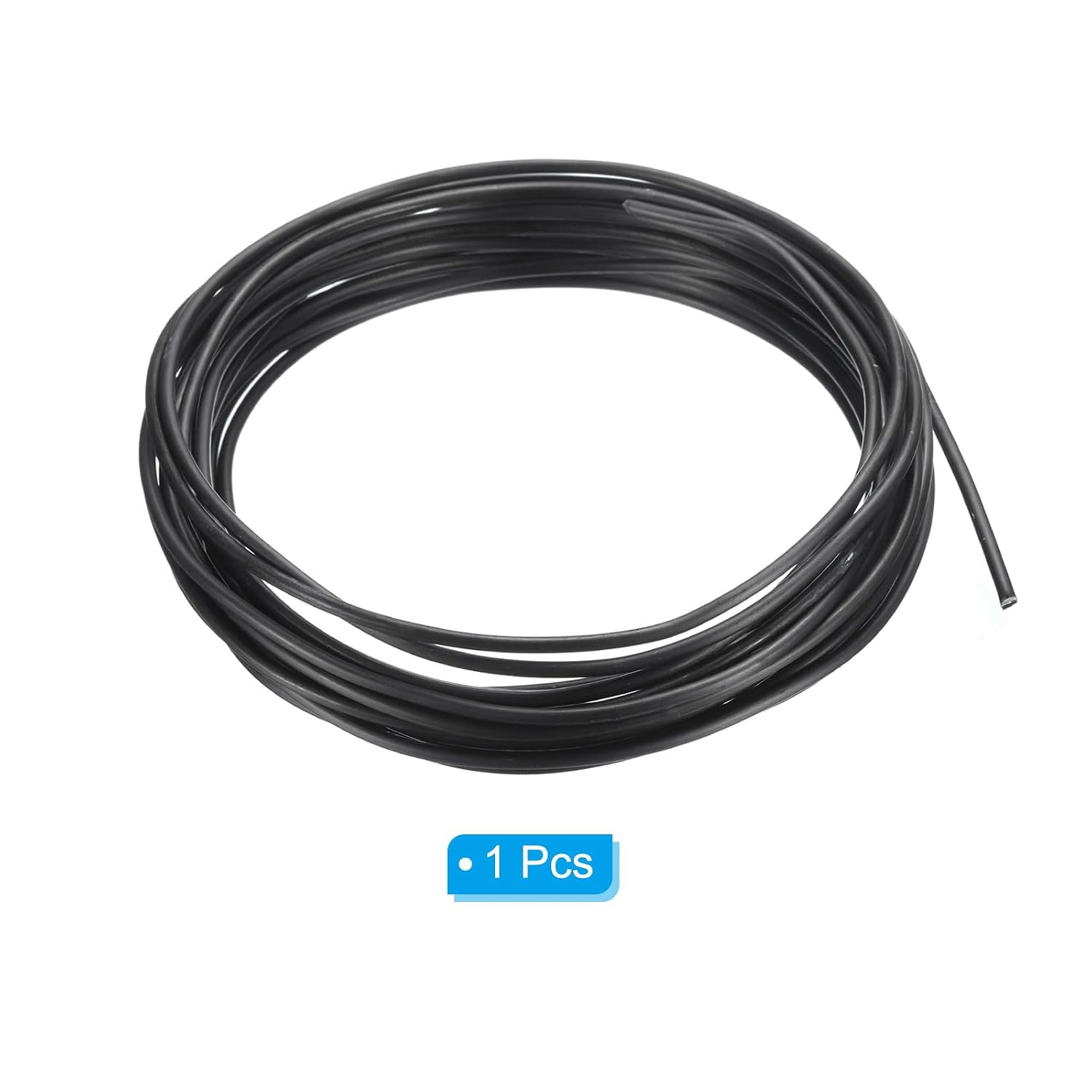 PATIKIL 2mm Bonsai Training Wire, 1 Roll Floral Wire Stems Anodized Aluminum Tree Wire 16.4 Feet Total for Gardening Branch Fixing, Black | Floral Wire Stems, Anodized Aluminum Tree Wire for Gardening Branch Fixing