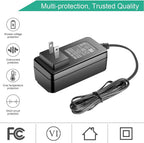 12V AC/DC Adapter Compatible with AeroGarden Harvest Elite Slim 360 100690-BLK 100691 100692-BLK 100693-PPL 100694-BLK 100695-PPL Indoor Garden LED Grow Light Power Supply